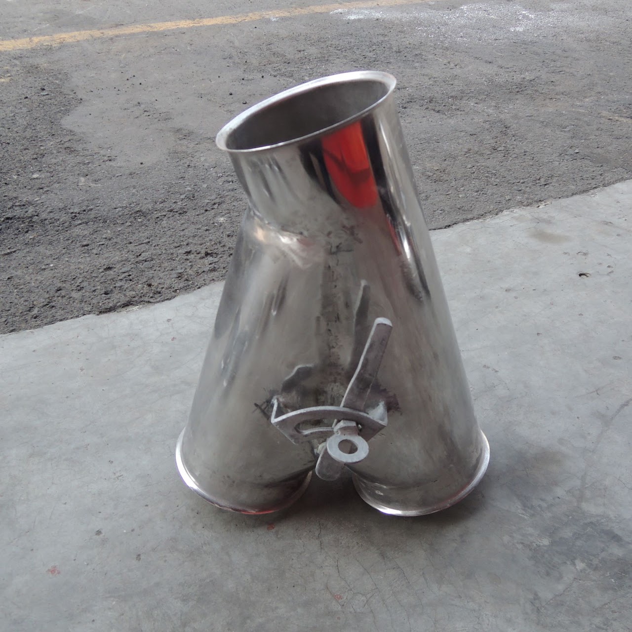 Y-branch with valve fabrication